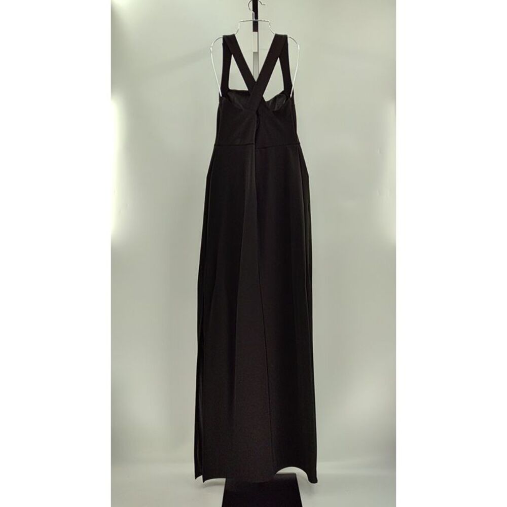 Lulus Glamorous Dedication Sleeveless Column Maxi Dress Black Basic Large - Picture 3 of 3